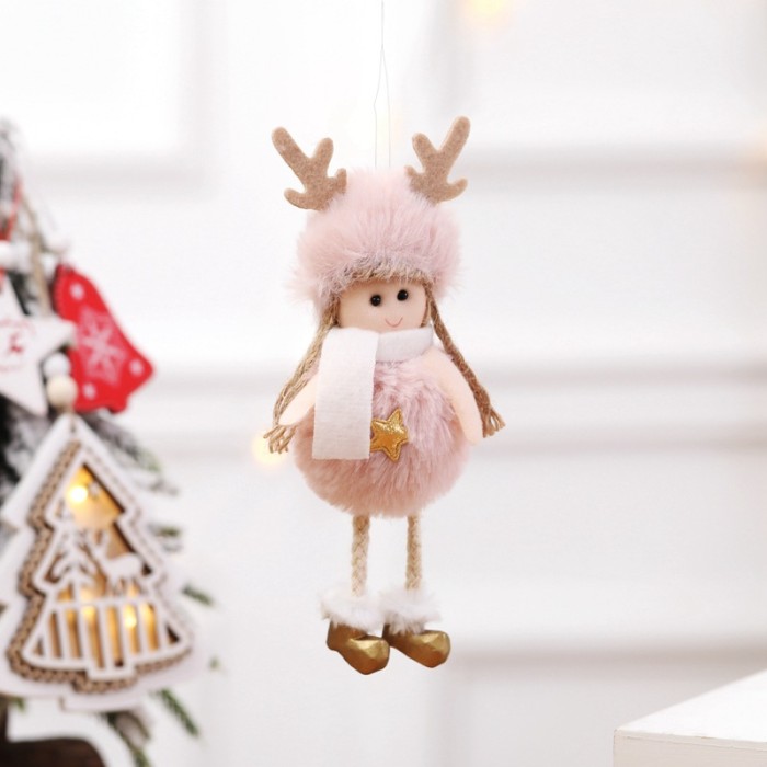 Plush cute Angel Doll Christmas Tree Pendant CMS-069