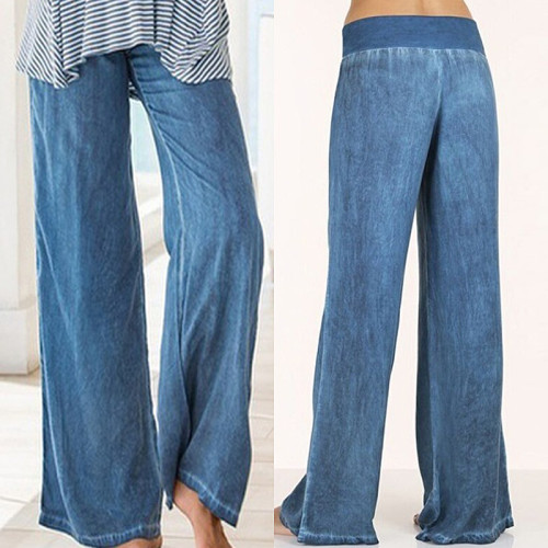 Spring & Summer Plus Size Loose Slacks For Women Thin Style Women Jeans LL-012