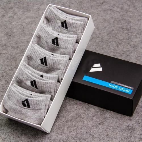 Adidas Wholesale Summer Sport Short Socks Mid- Calf Length Socks For Mnen & Women ADS-005