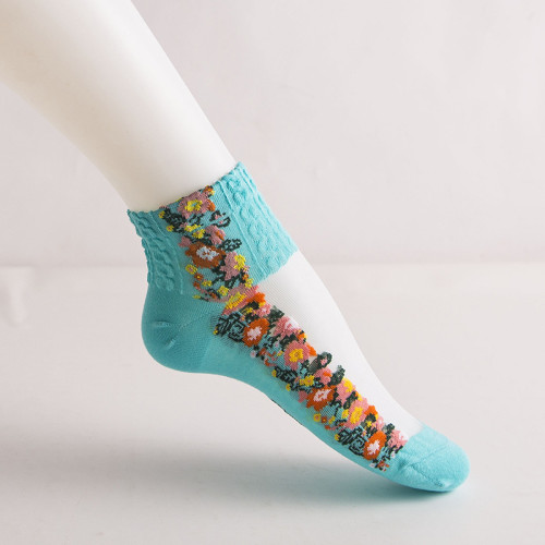 Newest Spring & Summer Pearl Socks Pure Color For Women ST-020