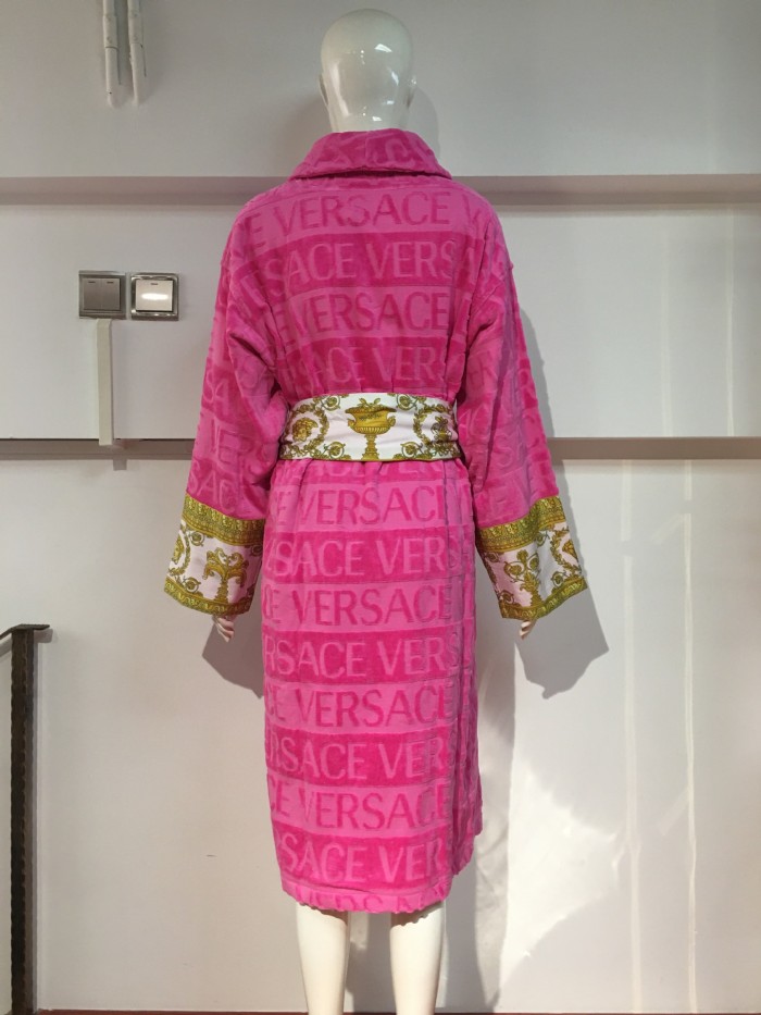 Versace Robes Pure Cotton Thick Bathrobe For Women & Men YY-001