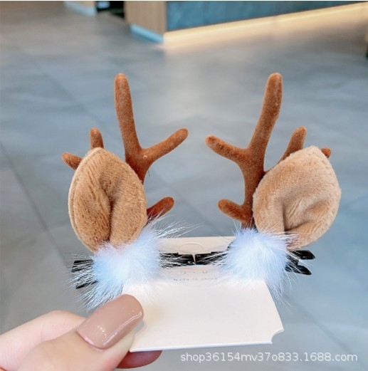 Christmas Antlers ELK Ears Pine Cones Cute Cartoon Hair Accessories for Children CMS-189