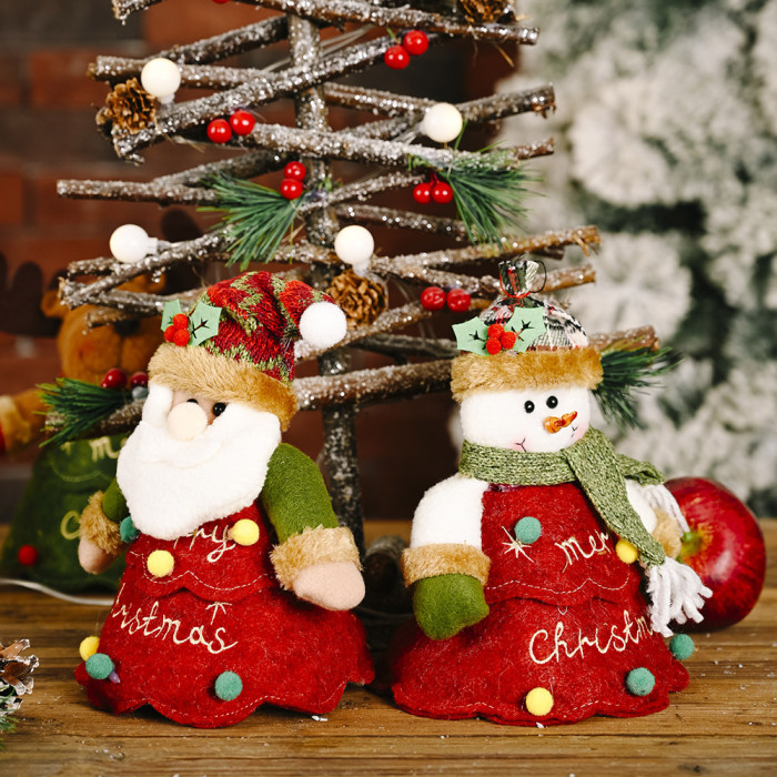 Christmas Decoration Tree Shaped Cartoon Apple Candy Bag （20*16cm）CMS-185