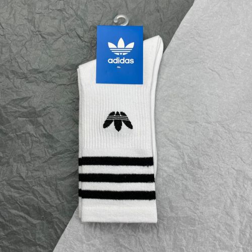 Adidas Wholesale Autumn & Winter Pure Cotton Stocking For Women & Men Sport Socks ADS-001