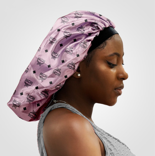 MCM pink designer bonnet Instock DX-008