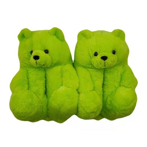 Teddy Bear Slippers Indoor Shoes Men and Women Home Plush Slippers Lovers Home Indoor CS-004