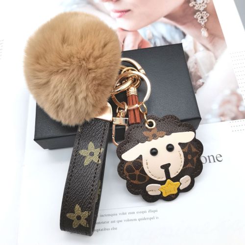 Exclusively for Boutique Fresh Pendant Cartoon Trend Leather Simple Key Chain Ladies Bag Ornaments BG-014