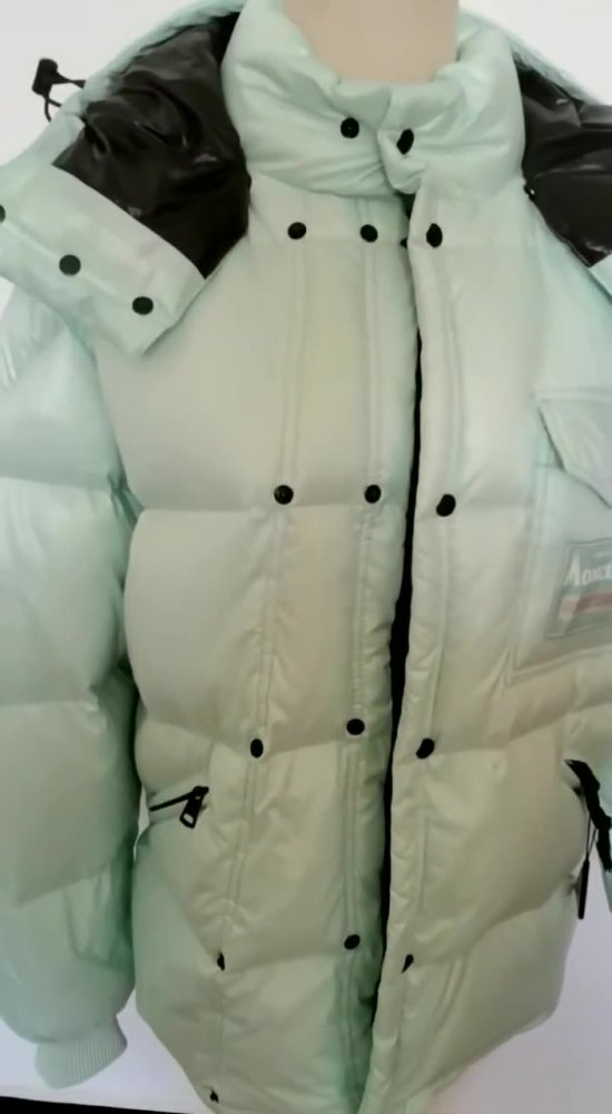 Moncler 90% Duck Down Thick Down Jacket Male Fujiwara Hiroshi Detachable Hood Jacket Female MD-001