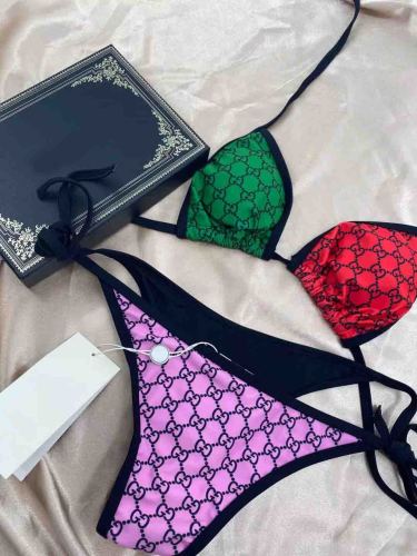 GUCCI Color Ladies Split Bikini Swimsuit SC-002