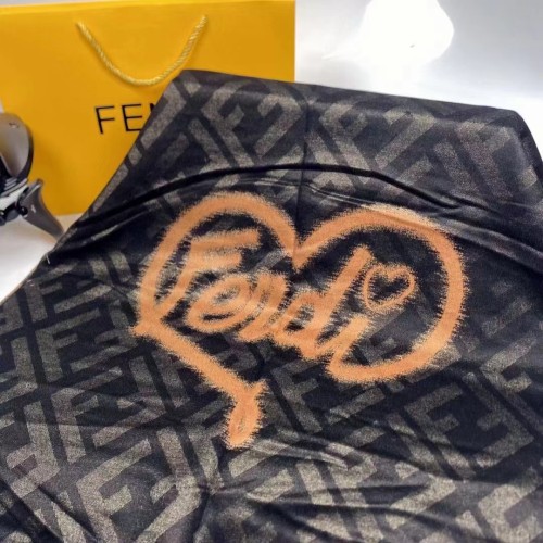 Fendi 95% Wool Fleece High-tech and Multi-process High-quality Warm Fashionable and Beautiful Scarf(190*65cm) FDSF-001