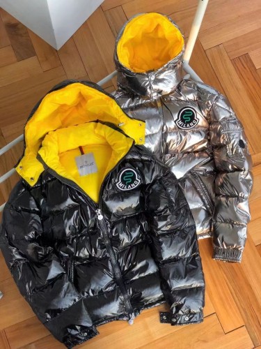 Original Factory Fashion Cyber Style Moncler Reflective 90% Duck Down Extremely Warm Couple Down Jacket MD-022