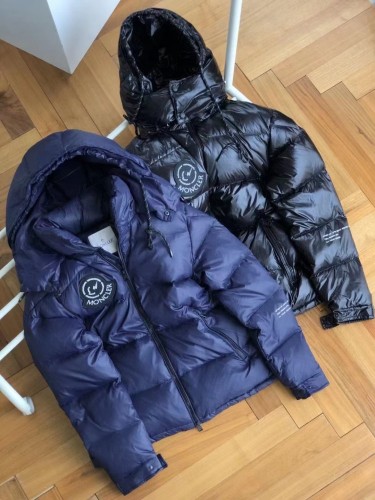 Original Factory Fashion Moncler Reflective 90% Duck Down With 100% Polyester Fabric Extremely Warm Couple Down Jacket MD-017
