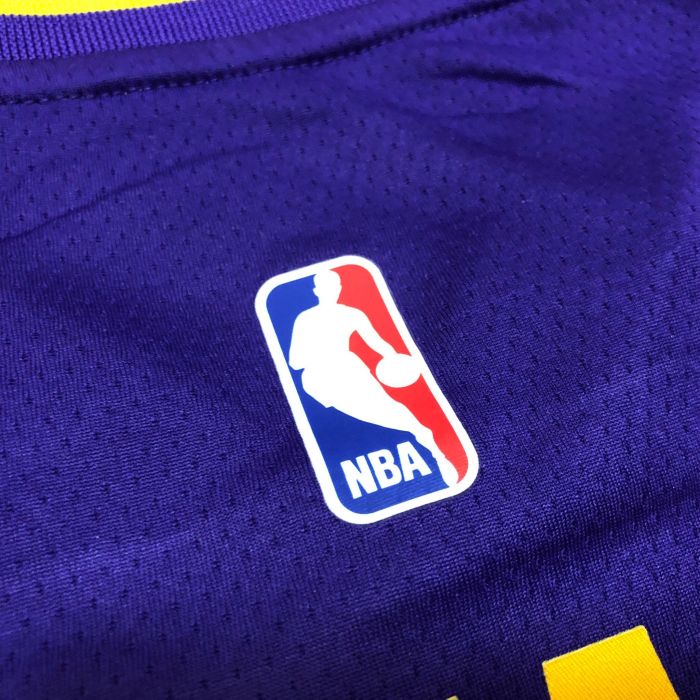 Lakers No. 24 Kobe V-neck Heat Press Jersey Purple NBA-061