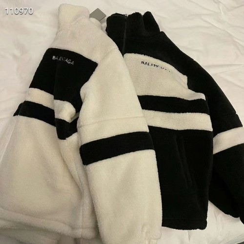 Balenciaga Young Fashion Warm and Comfortable Wool fleece Couple Jacket BCT-001