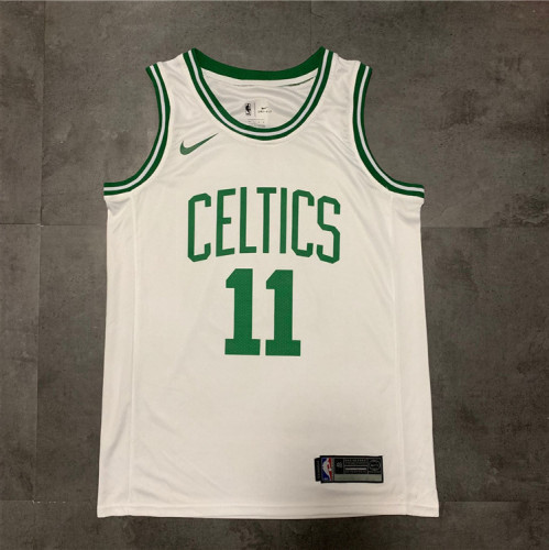 Celtics Irving No. 11 New Season Hot Pressing Jersey White NBA-095