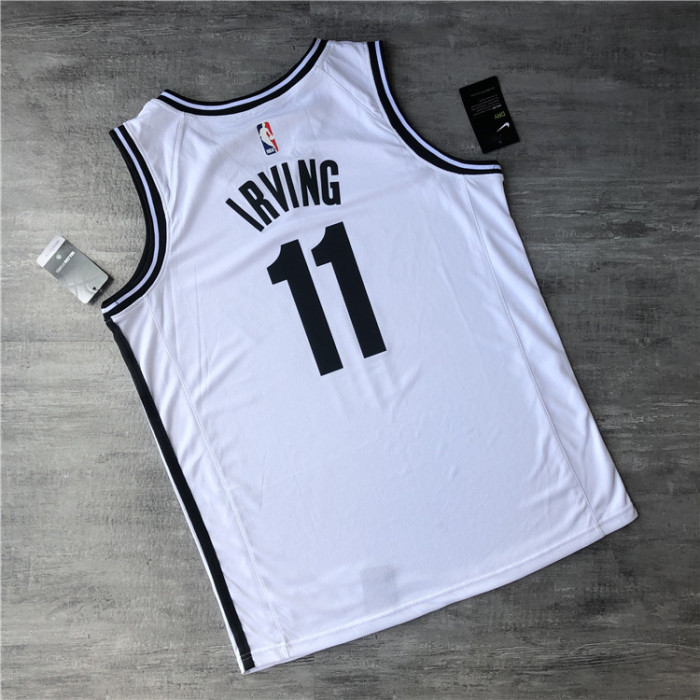 Nets No. 11 Irving Hot Press Jersey-White NBA-067