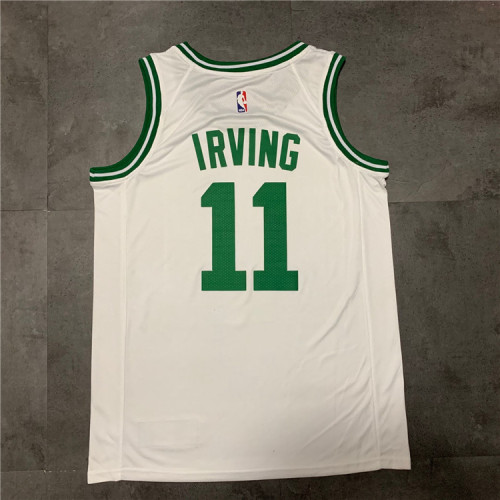 Celtics Irving No. 11 New Season Hot Pressing Jersey White NBA-095