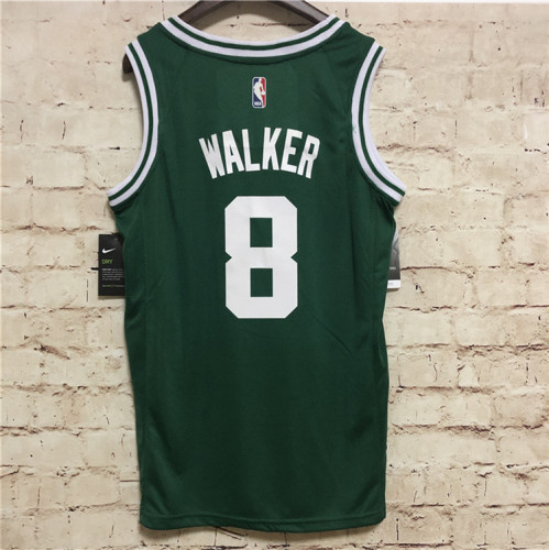 Celtics Walker No. 8 Hot Pressing Jersey Green NBA-081