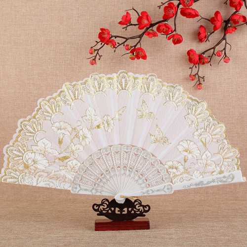 Chinese Style Dance Wedding Handmade Antique Folding Fan HF-001