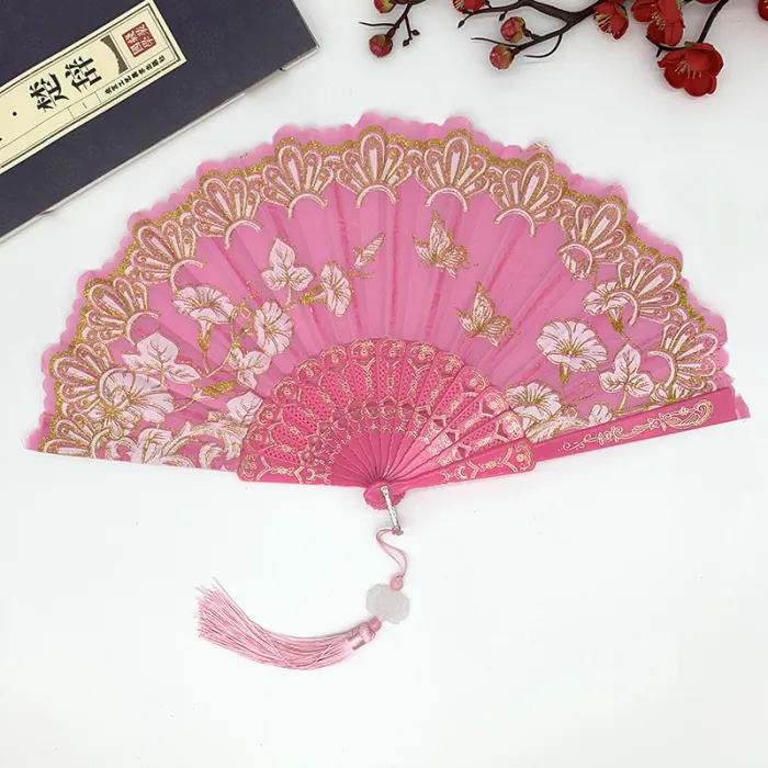 Chinese Style Dance Wedding Handmade Antique Folding Fan HF-001