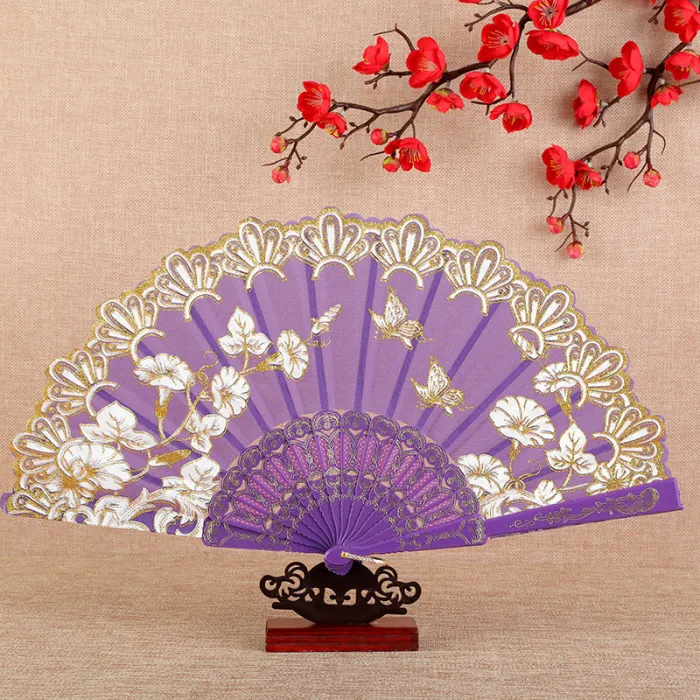 Chinese Style Dance Wedding Handmade Antique Folding Fan HF-001
