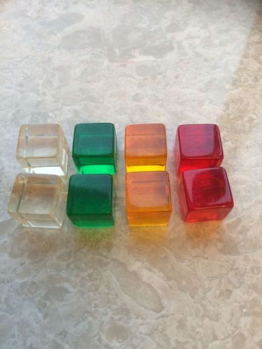 16MM Transparent Blank Dice Can Be Customized in Various Sizes and Colors(100pcs of set）ND-003