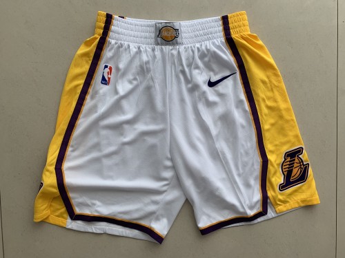 Lakers White Pants NBA-168