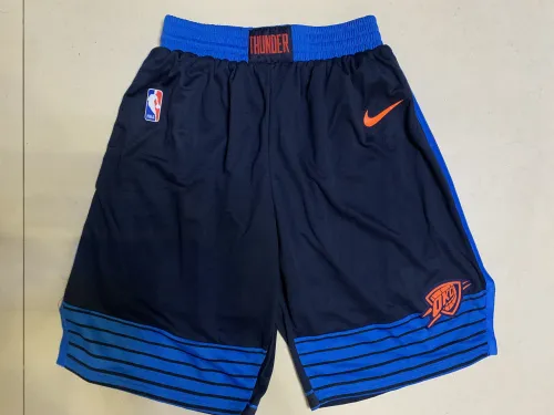 Thunder Dark Blue Striped Pants NBA-195