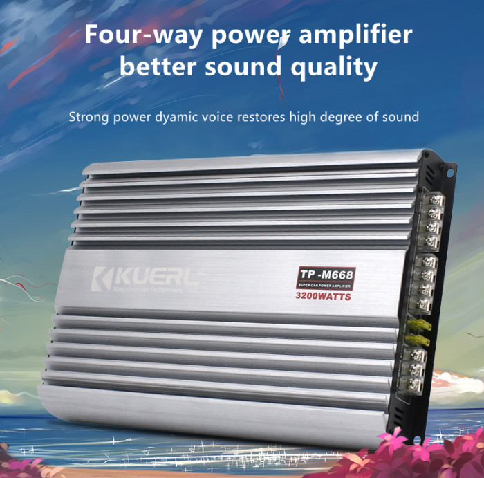 3200W High Power Class D digital Car Load Four Channel Amplifier APF-003