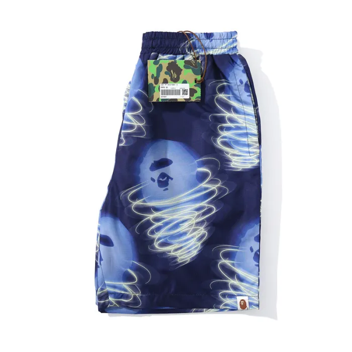 Shark Storm Ape Head Print Casual Pants Men's Loose Beach Pants SMT-003