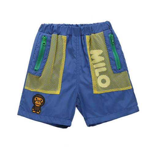 Children's BAPE MILO Monkey Print Casual Pants Men's Loose Beach Pants SMT-004