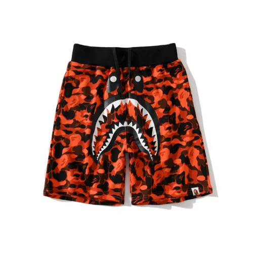 XO Joint Name Camouflage Red Shark Print Casual Pants Men's Loose Beach Pants SMT-009
