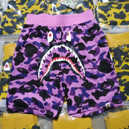 BA UND Shark Print Casual Pants Men's Loose Beach Pants SMT-017