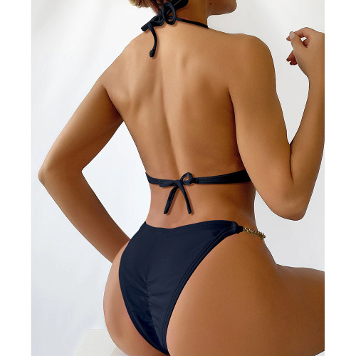 Sex Fashion Print Vacation Feminine 82%Polyester BIKINI Two-set Swimsuit SC-016
