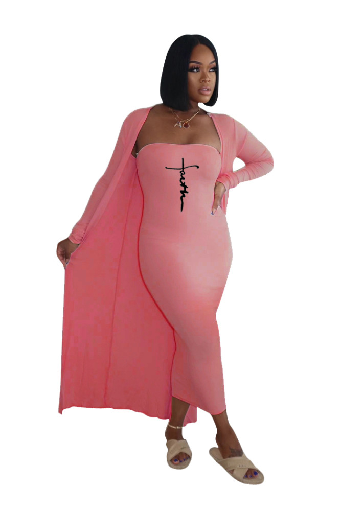 Fashion Dress Plus Size Women Clothing Long Shirt And Leggings Set Trendy Outfits Casual Set  LO-R6502