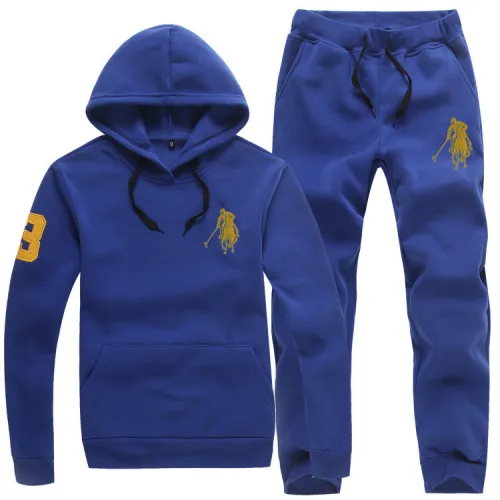 New sweater suit men's long-sleeved trousers hooded sportswear student print PLST-003
