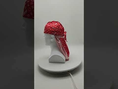 Louis Vuitton & Supreme Red Designer Durag DX-003(MAKE TO ORDER, MOQ=30PCS)