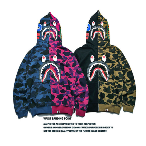 High-quality Fashion Bape Shark Hoodie BPH-002