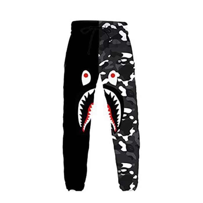 Wholesale Fashion Bape Shark Hoodie + Pant Set BPH-005