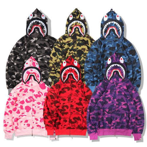 Fashion Bape Shark Hoodie BPH-001
