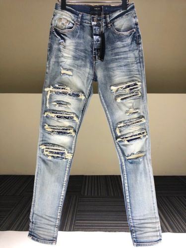 High-quality AMIRI Design Hole Jeans JA-003