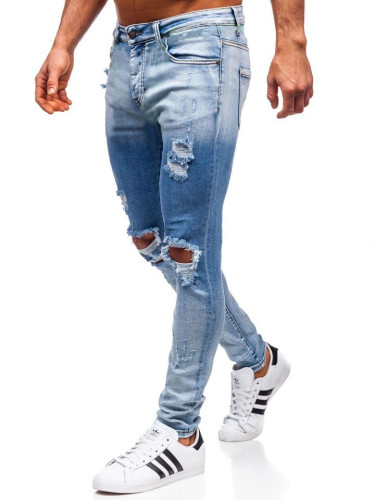 Wholesale Men's Fashion Hole Jeans JA-014