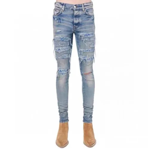 High-quality AMIRI Design Hole Jeans JA-003