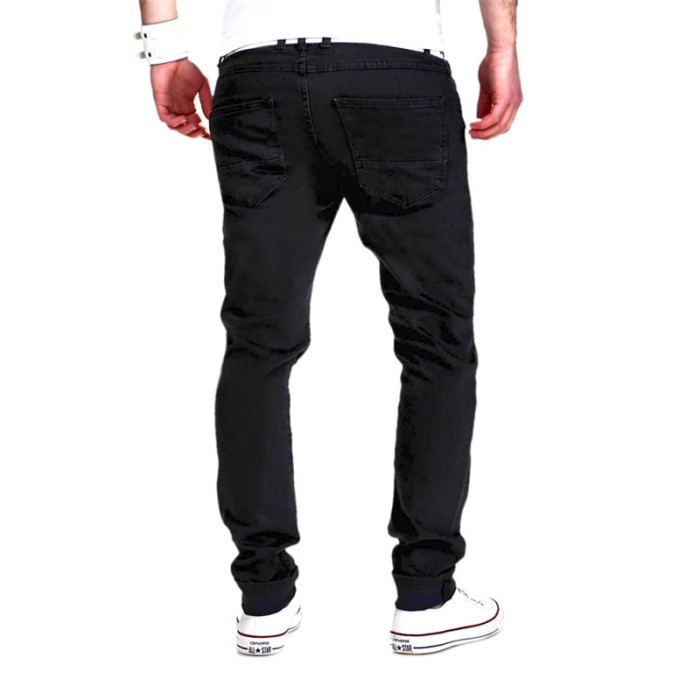 Wholesale Men's Fashion Hole Jeans JA-007