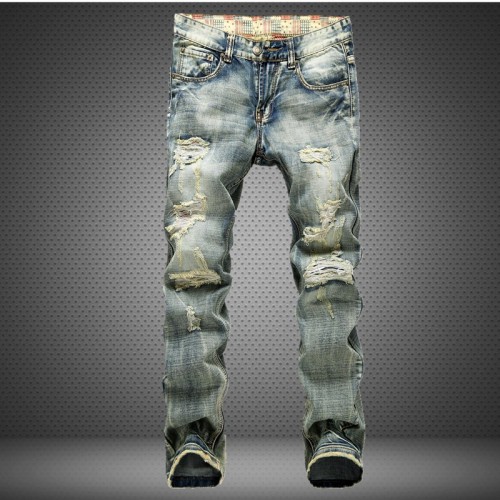 Wholesale Men's Fashion Hole Jeans JA-005