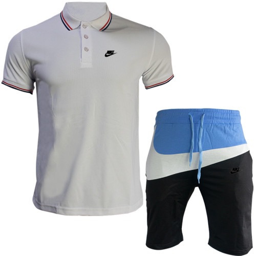 NIKE Men’s Polo T-shirt and Shorts Set SNKS-007