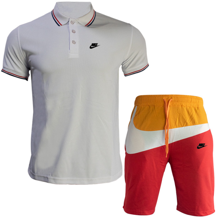 NIKE Men’s Polo T-shirt and Shorts Set SNKS-007