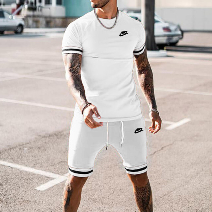 NIKE Men’s Crew Neck T-shirt and Shorts Set SNKS-028