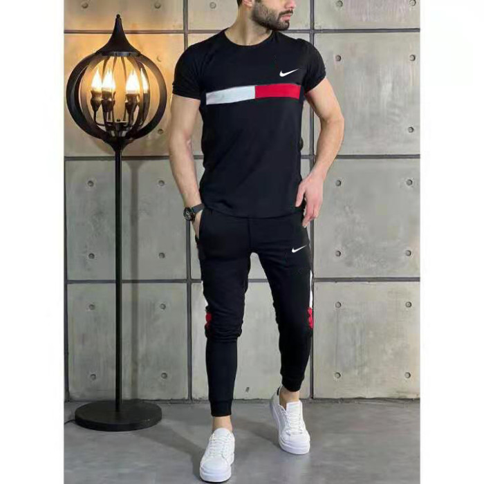 NIKE Men’s Crew Neck T-shirt and Trousers Set SNKS-094