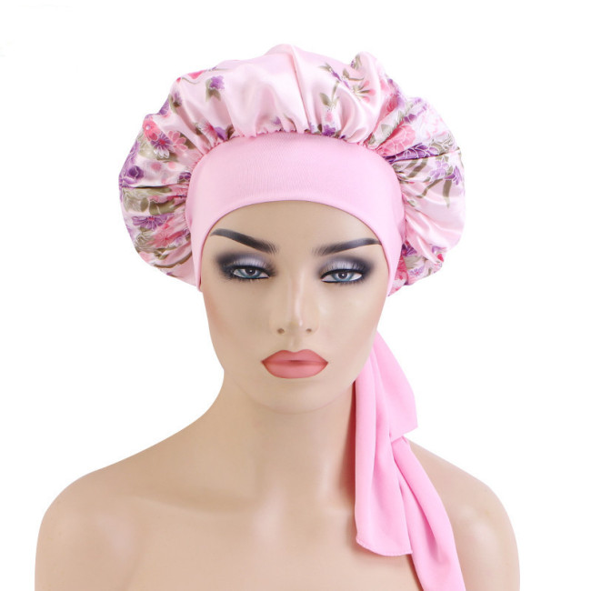 Stretch Adjustable Strap Shower Cap NDG-006